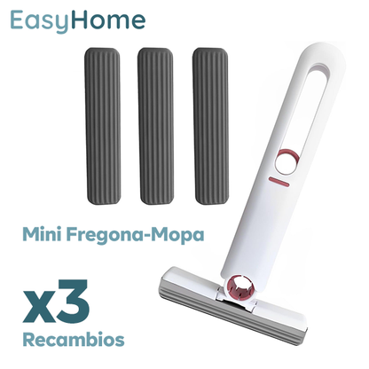 [PACK OFERTA ESPECIAL 40€] EasyHome - Cubo 10L + Mopa + Mini Fregona-Mopa GRATIS + 3 recambios GRATIS